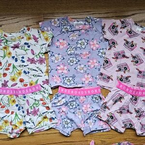 Lot of 3 Bonds Australia Girls PJ sets, Size 4 years.